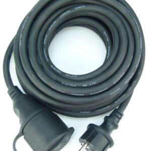 10 m Schuko Verlängerungskabel 3 x 1,5 mm² Outdoor | 2€ Miete / Einsatz-Tag
