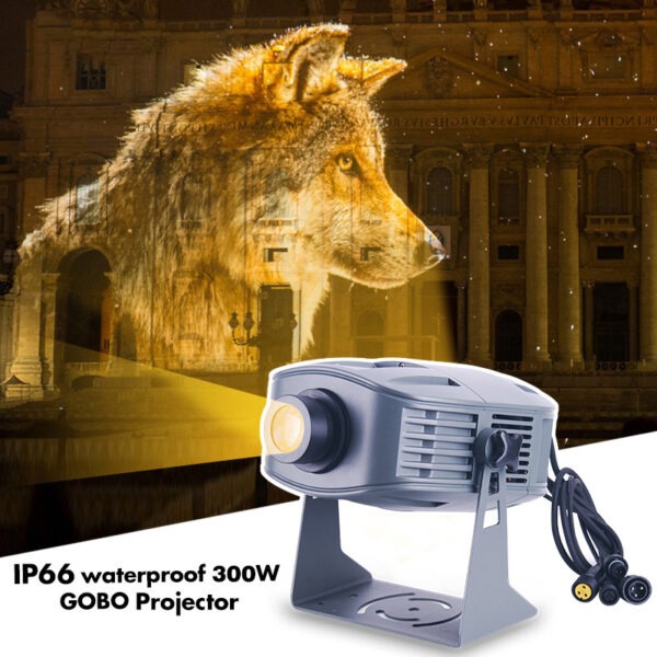 Elite Light-GB300 Gobo Projektor inklusive Gobo nach Entwurf  | 45€ Miete / Einsatz-Tag – Bild 2