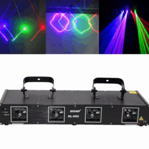 Shinp DL-55 – 4-Linsen-Laser-Effektgerät | 10 € Miete / Einsatz-Tag