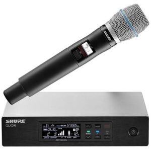 Funkmikrofon Shure Beta 87A QLX-D  |  45€ Miete / Einsatz-Tag