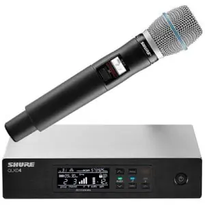 Funkmikrofon Shure Beta 87A QLX-D  |  45€ Miete / Einsatz-Tag