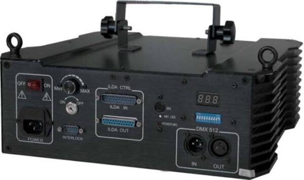 Laserworld CS-2000RGB – 2 W RGB-Showlaser mit ILDA, DMX & Sound-to-Light für professionelle Lichtshows | 30 € Miete / Einsatztag – Bild 4