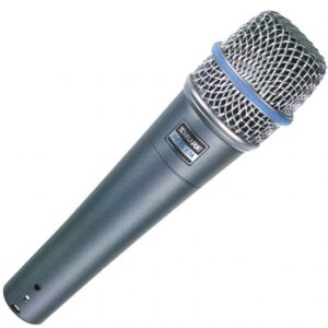 Shure Beta 57A – Dynamisches Instrumenten-Mikrofon mit Superniere | 8 € Miete / Einsatz-Tag